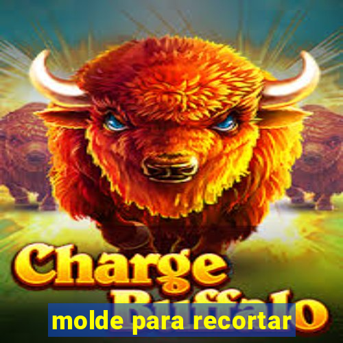 molde para recortar